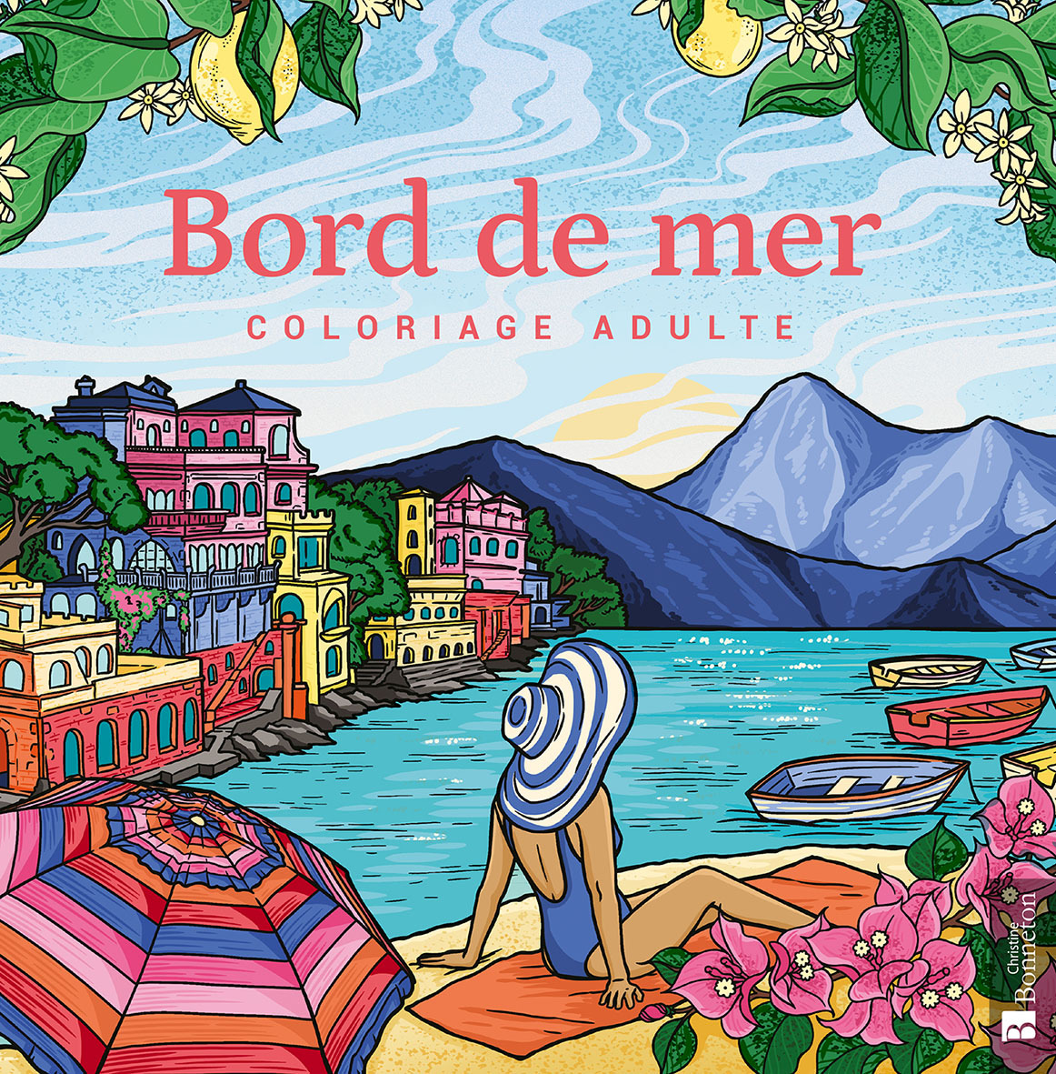 BORD DE MER - COLORIAGE ADULTE