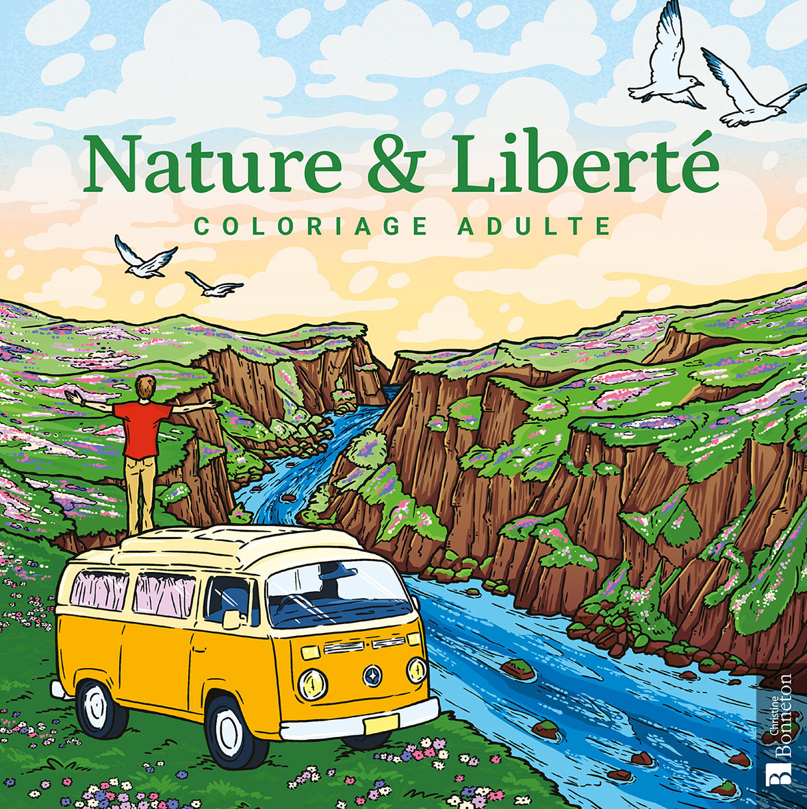 NATURE & LIBERTE - COLORIAGE ADULTE