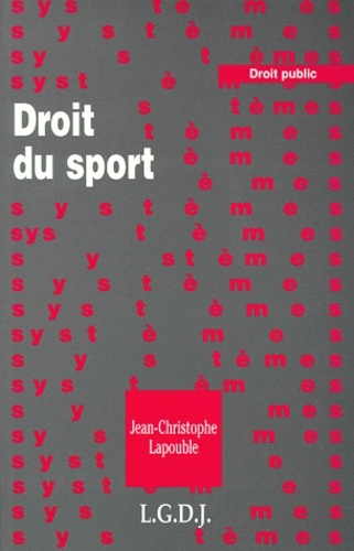 DROIT DU SPORT T1