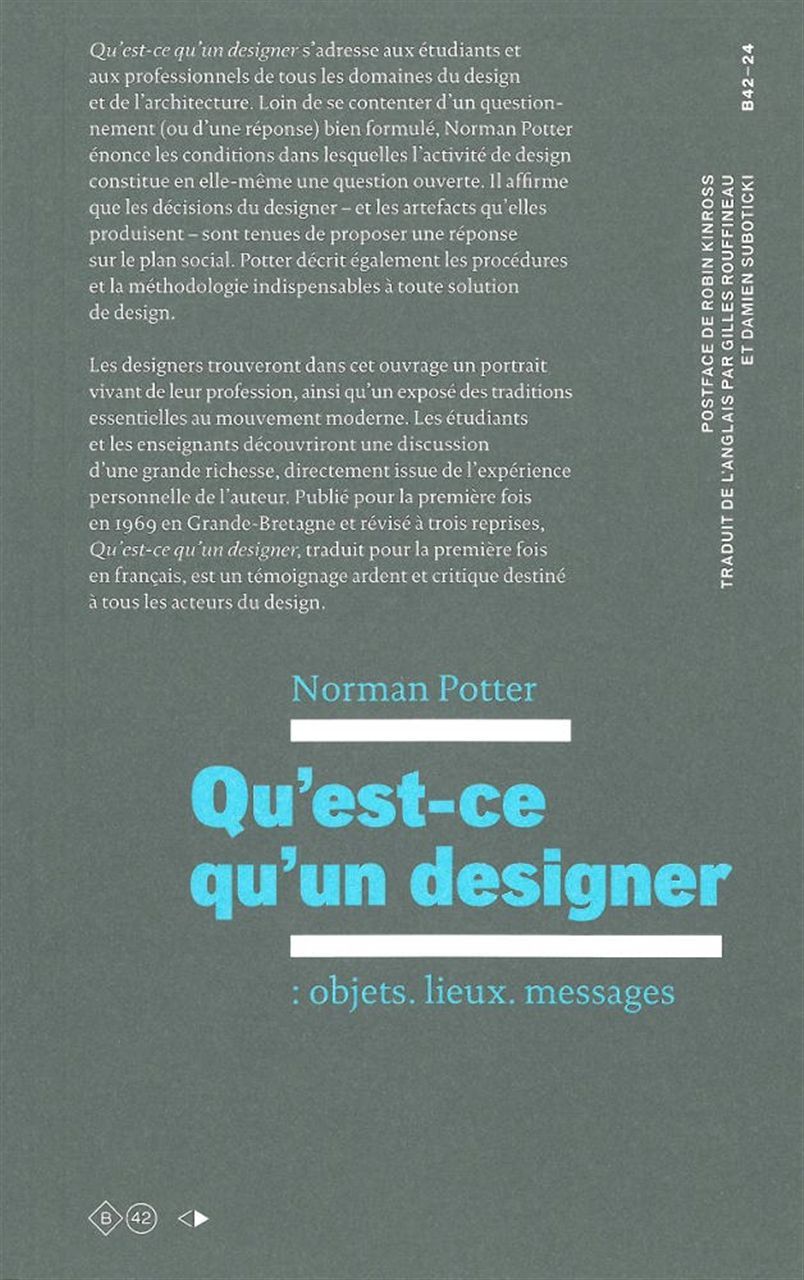 QU´EST-CE QU´UN DESIGNER