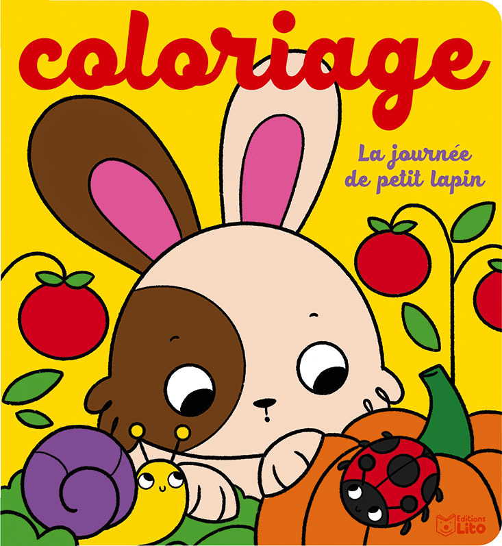 COLORIAGE JOURNEE DE PETIT LAPIN