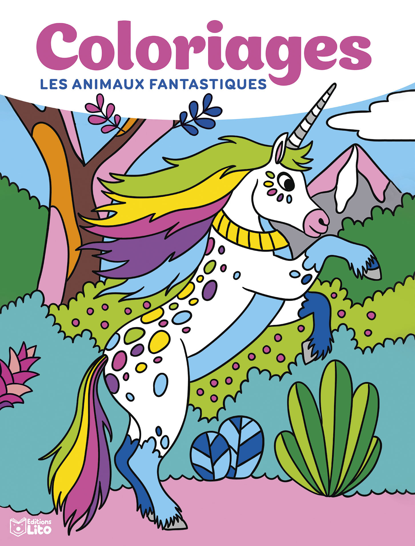MES GRANDS COLORIAGES - ANIMAUX FANTASTIQUES