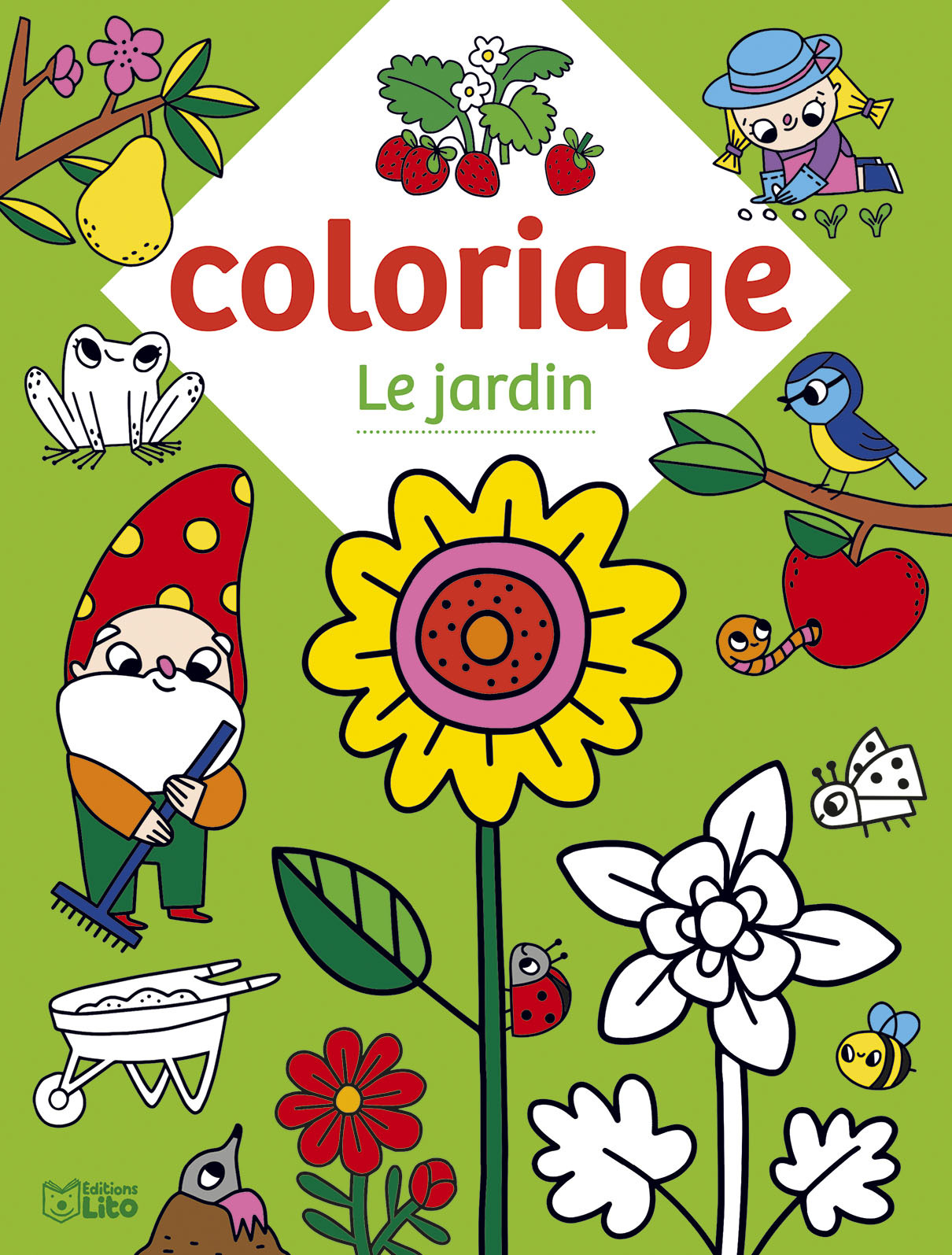 MES IMAGES EN COLORIAGE LE JARDIN