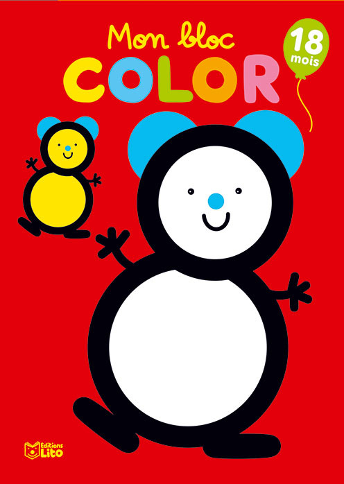 MON BLOC COLOR 18 MOIS - L´OURSON