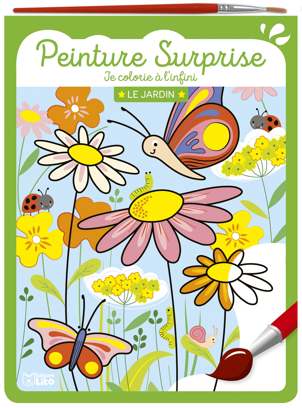 PEINTURE SURPRISE - JE COLORIE A L´INFINI - JARDIN