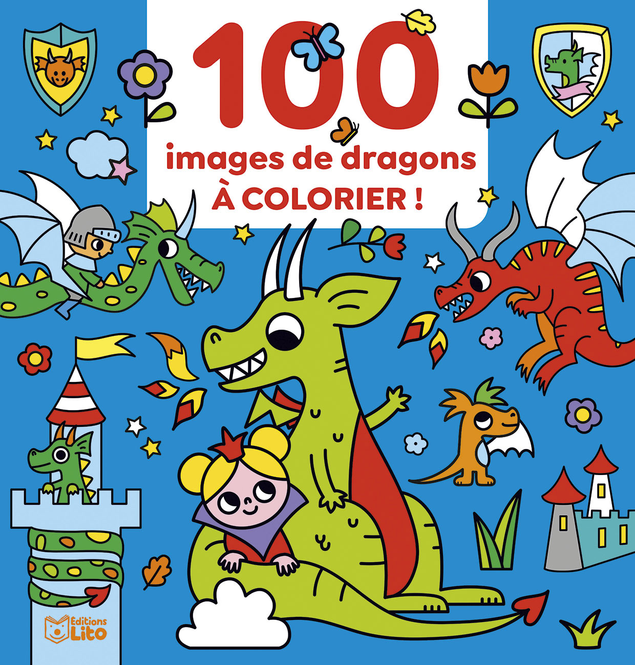 100 IMAGES A COLORIER DRAGON