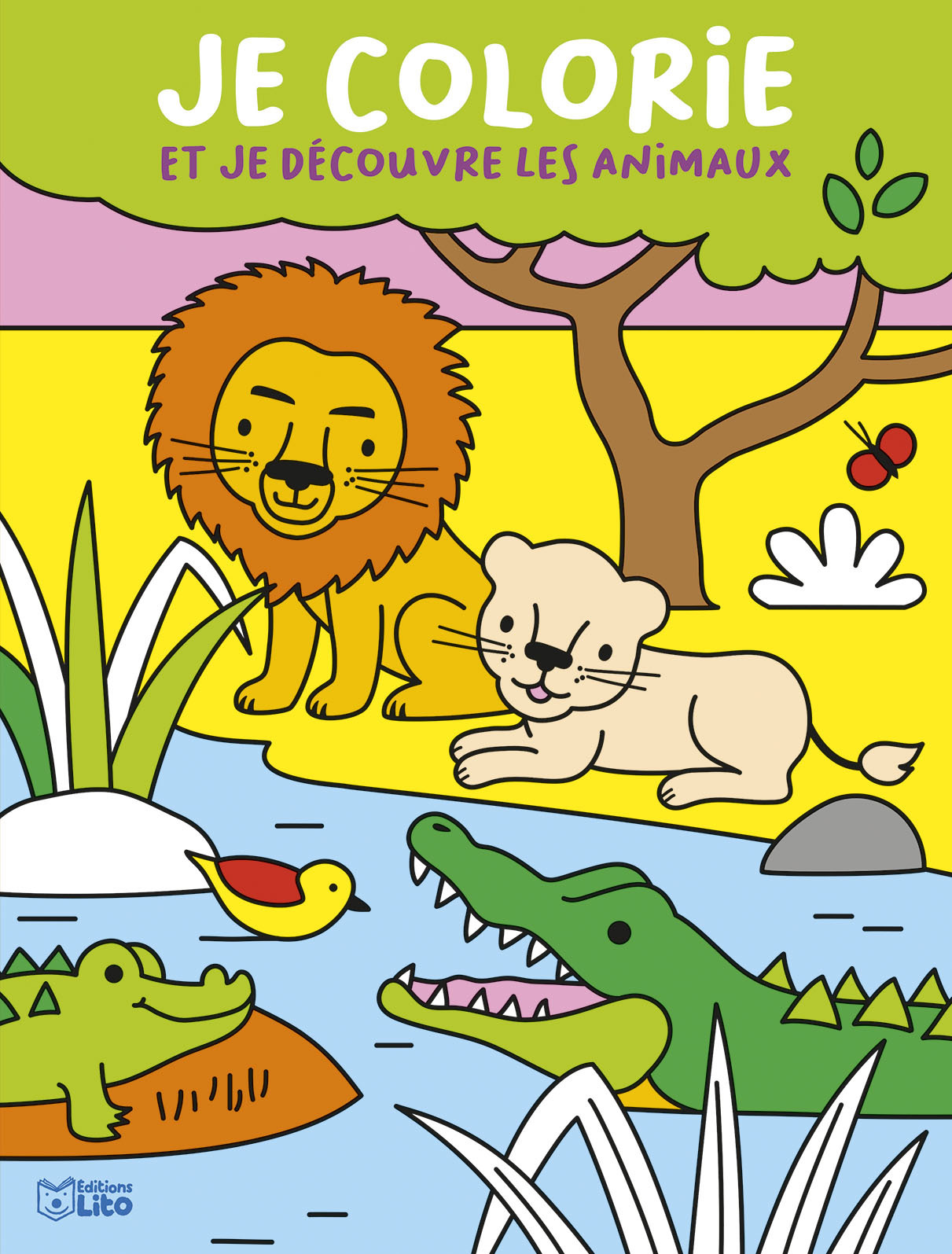 JE COLORIE ET DECOUVRE ANIMAUX