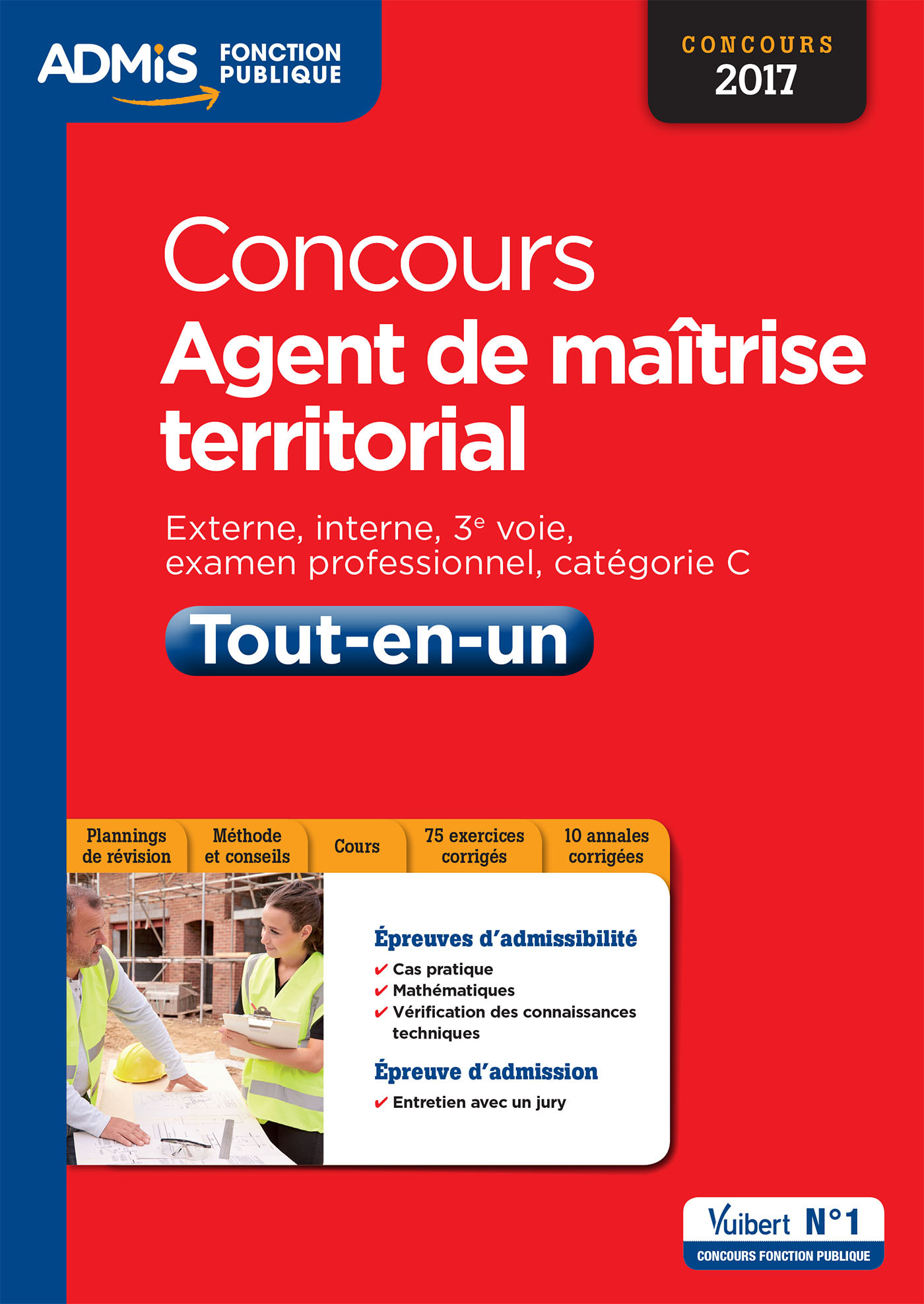 CONCOURS 2017 AGENT DE MAITRISE TERRITORIAL CAT C TOUT EN UN ED. 2016