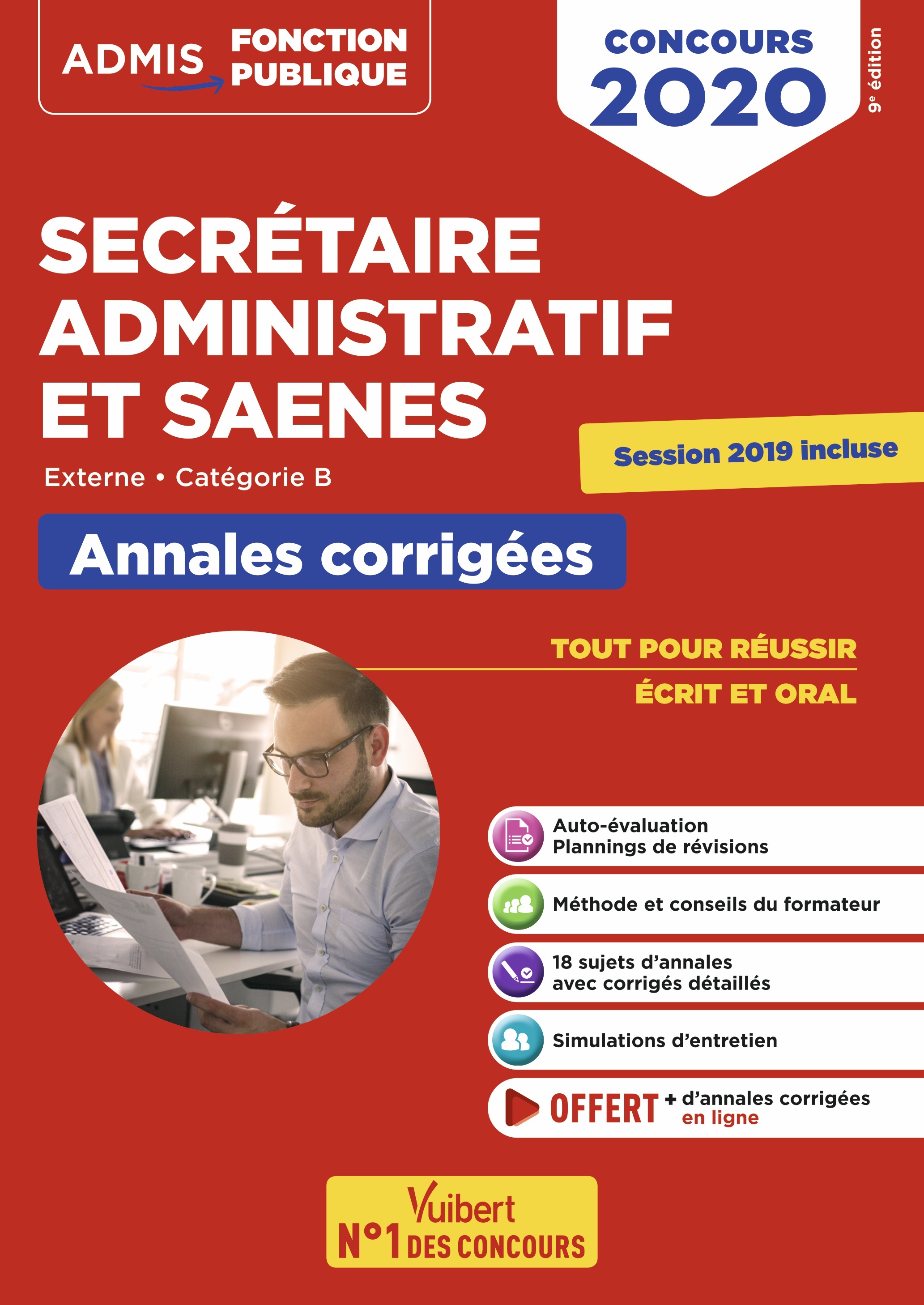 CONCOURS SA ET SAENES - ANNALES CORRIGEES - CATEGORIE B - ADMIS
