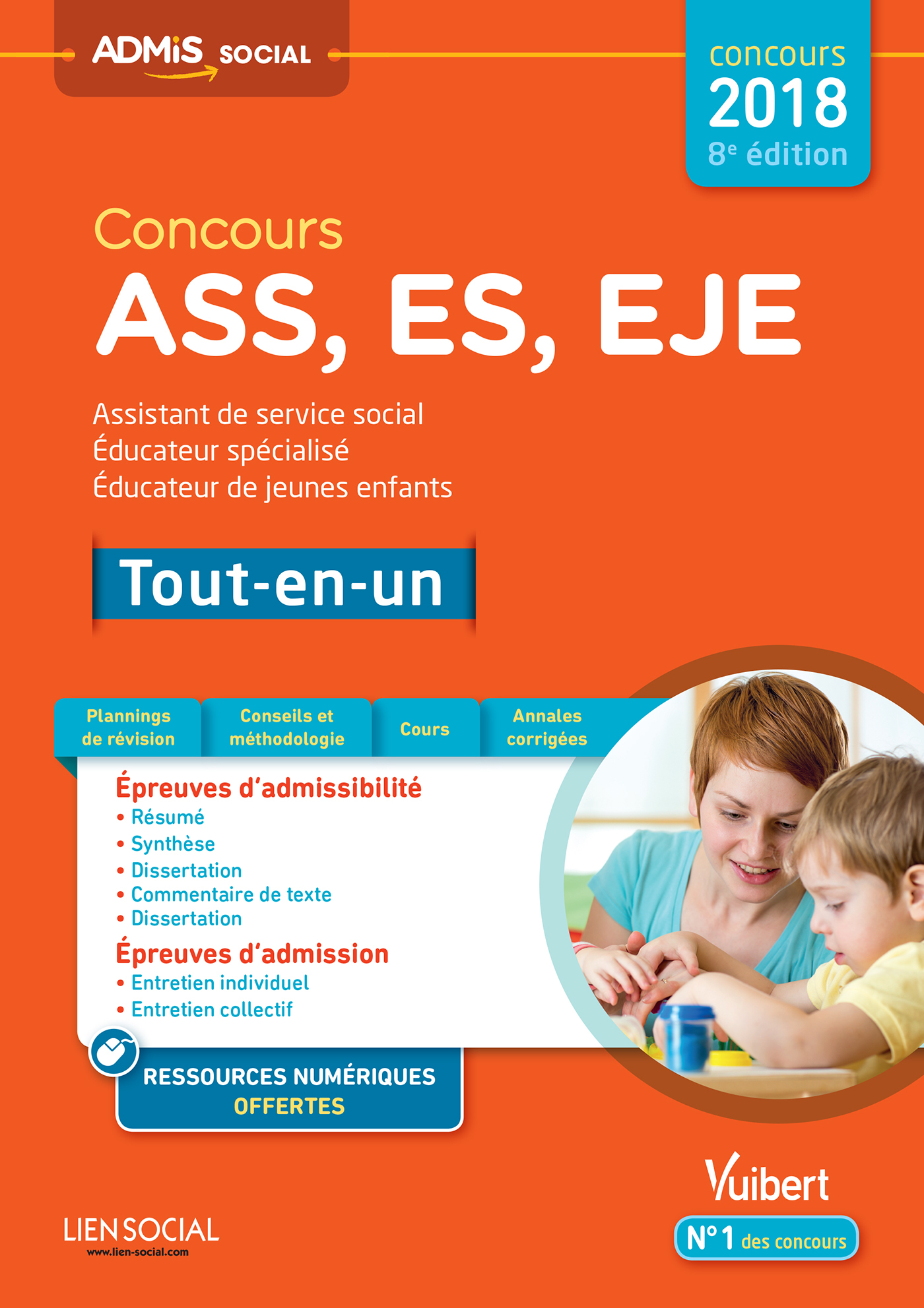 CONCOURS 2018 ASS ,ES ,EJE TOUT EN UN 8E ED. 2017