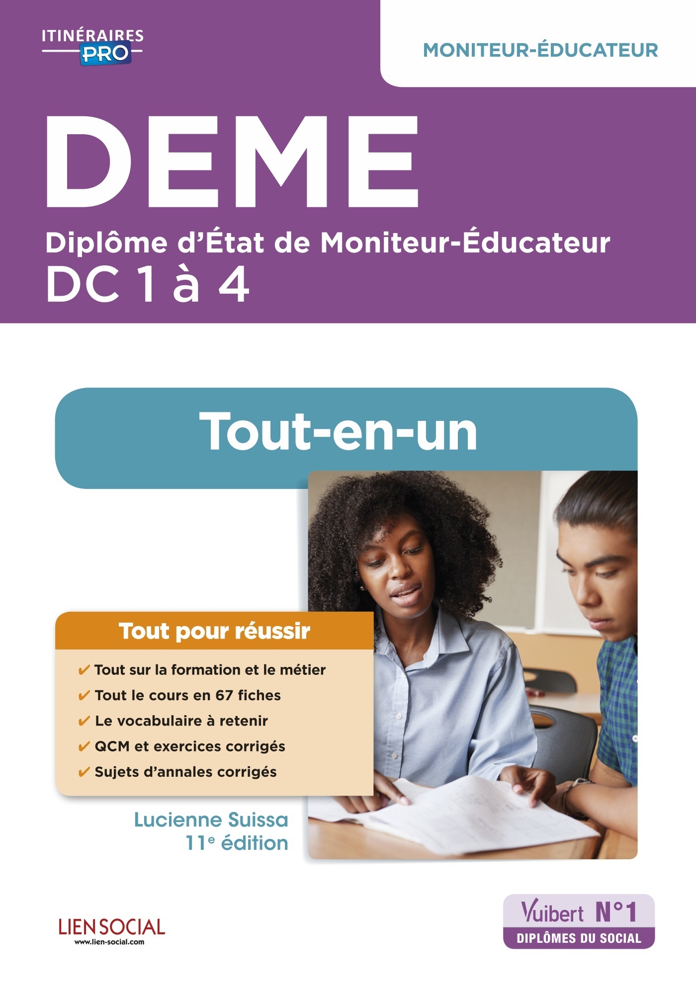 DEME - DIPLOME D´ETAT DE MONITEUR-EDUCATEUR - DC 1 A 4