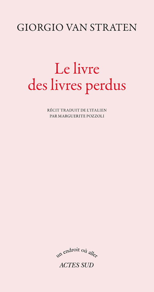 LIVRE DES LIVRES PERDUS