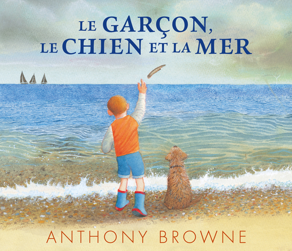 GARCON, LE CHIEN ET LA MER