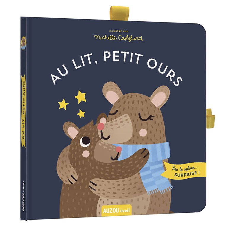 AU LIT, PETIT OURS - TIRE LE RUBAN... SURPRISE !