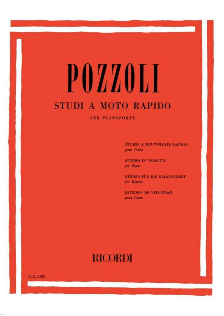 POZZOLI STUDI A MOTO RAPIDO PIANO