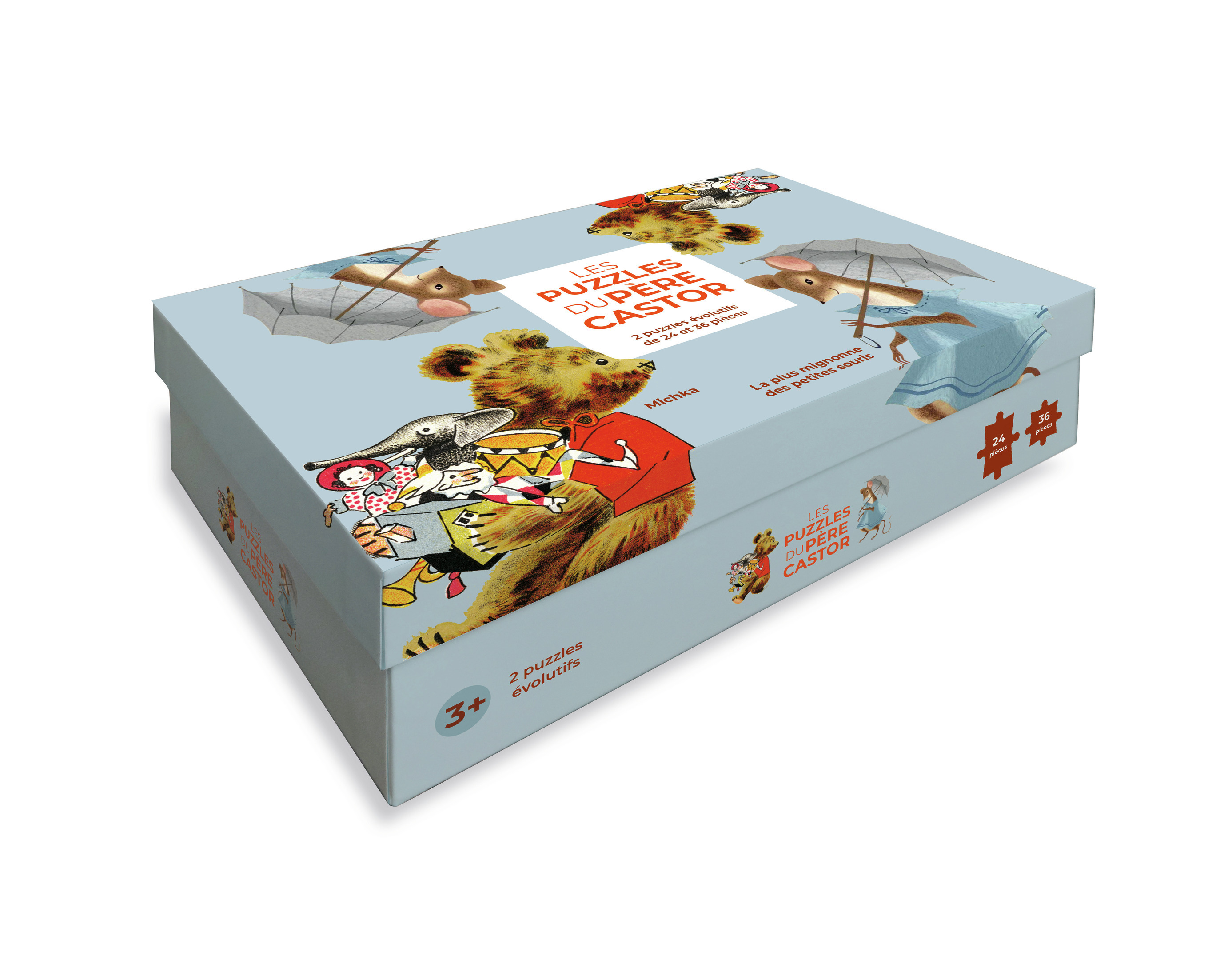 PUZZLES DU PERE CASTOR - MICHKA & LA PLUS MIGNONNE DES PETITES SOURIS